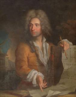 Архитектор ЖАН БАТИСТ АЛЕКСАНДР ЛЕБЛОН. Предположительно художник Жозеф Вивьен. 1710-1714 годы