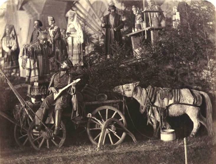 Экспонаты Русской этнографической выставки в Москве. 1867 год