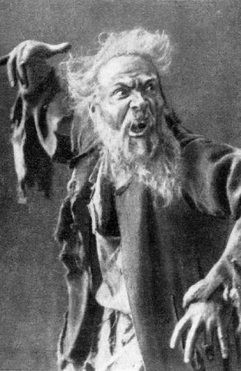 Фёдор Шаляпин в роли Мельника в опере А.С. Даргомыжского «Русалка». 1910 год