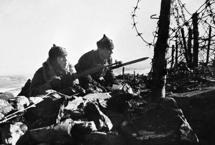 Красноармейцы в дозоре у озера Хасан. 1938 год. Фото РИА Новости