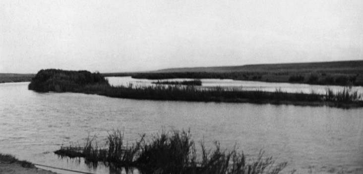 Берег реки Халхин-Гол в районе боевых действий. 1939 год. Фото Виктора Тёмина