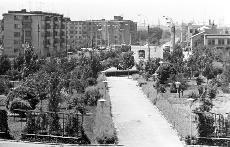 Одна из улиц города Таганрога. 1971 год. Фото РИА Новости