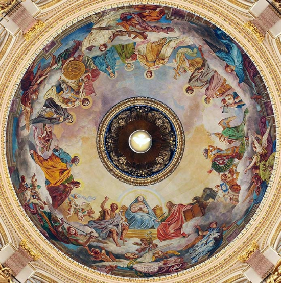 Роспись купола Исаакиевского собора. 1842–1852 годы