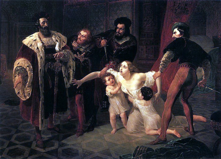 «Смерть Инессы де Кастро». 1834 год