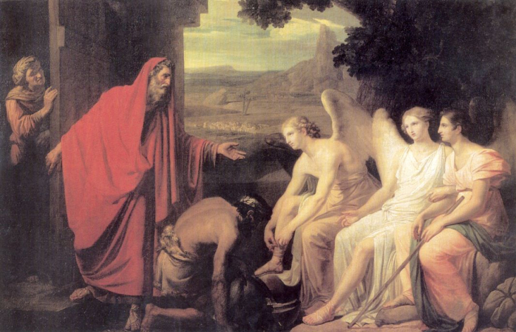 «Явление Аврааму трёх ангелов у дуба Мамврийского». 1821 год