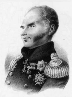 «Вице-адмирал Макар Иванович Ратманов». Литография Шевалье. 1820-е годы